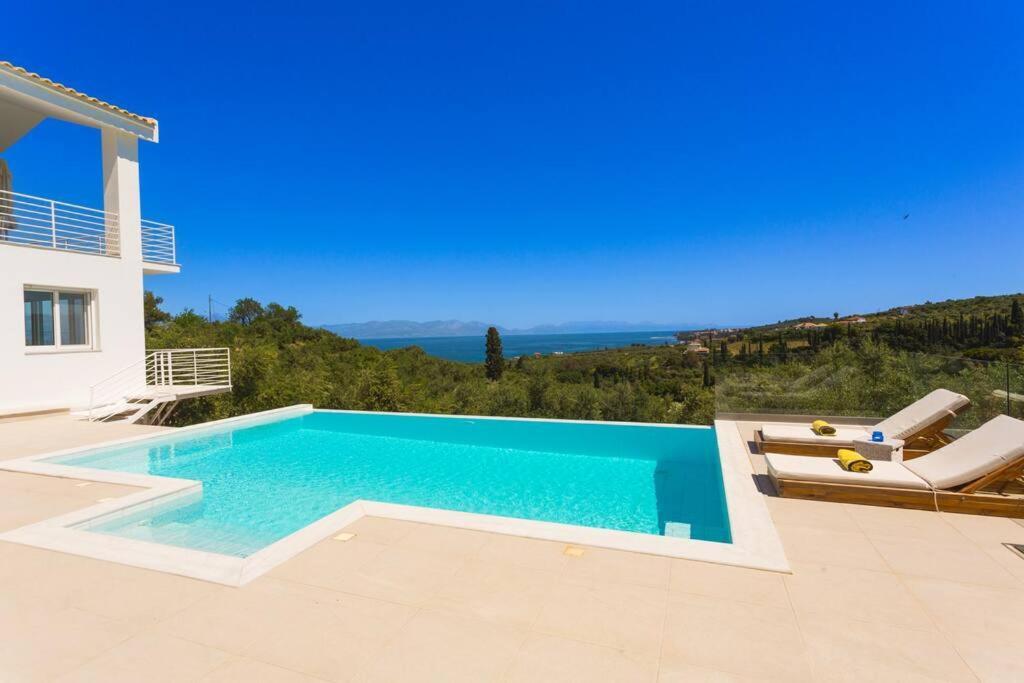 Koroni - Villa Merkouri - Entire Villa With Panoramic View Экстерьер фото